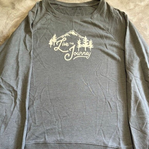Columbia Live the Journey Fleece Sweatshirt Size Large Gray Colored - Picture 1 of 6